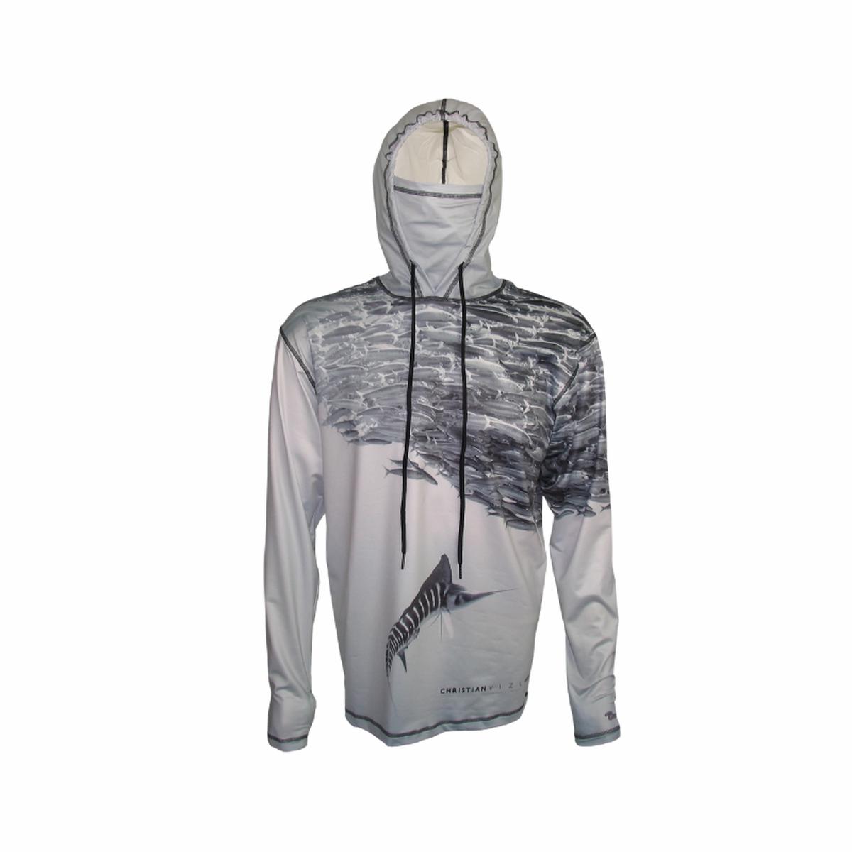 COGNITO STRIPED MARLIN LIGHTWEIGHT OCEAN GRAPHIC HOODIE