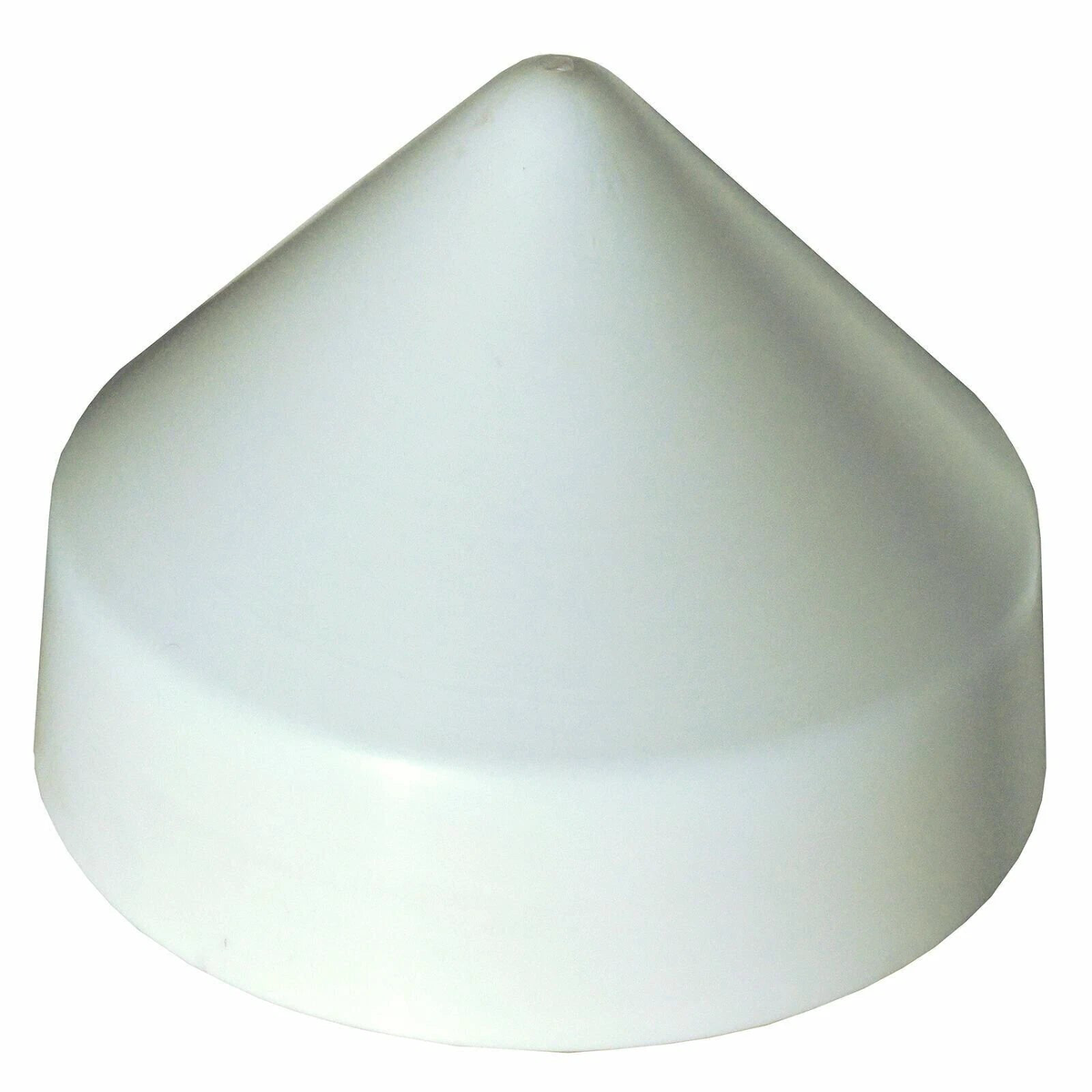 Dock Edge + PVC Cone Head Piling Cap, Off White, 7-Inch