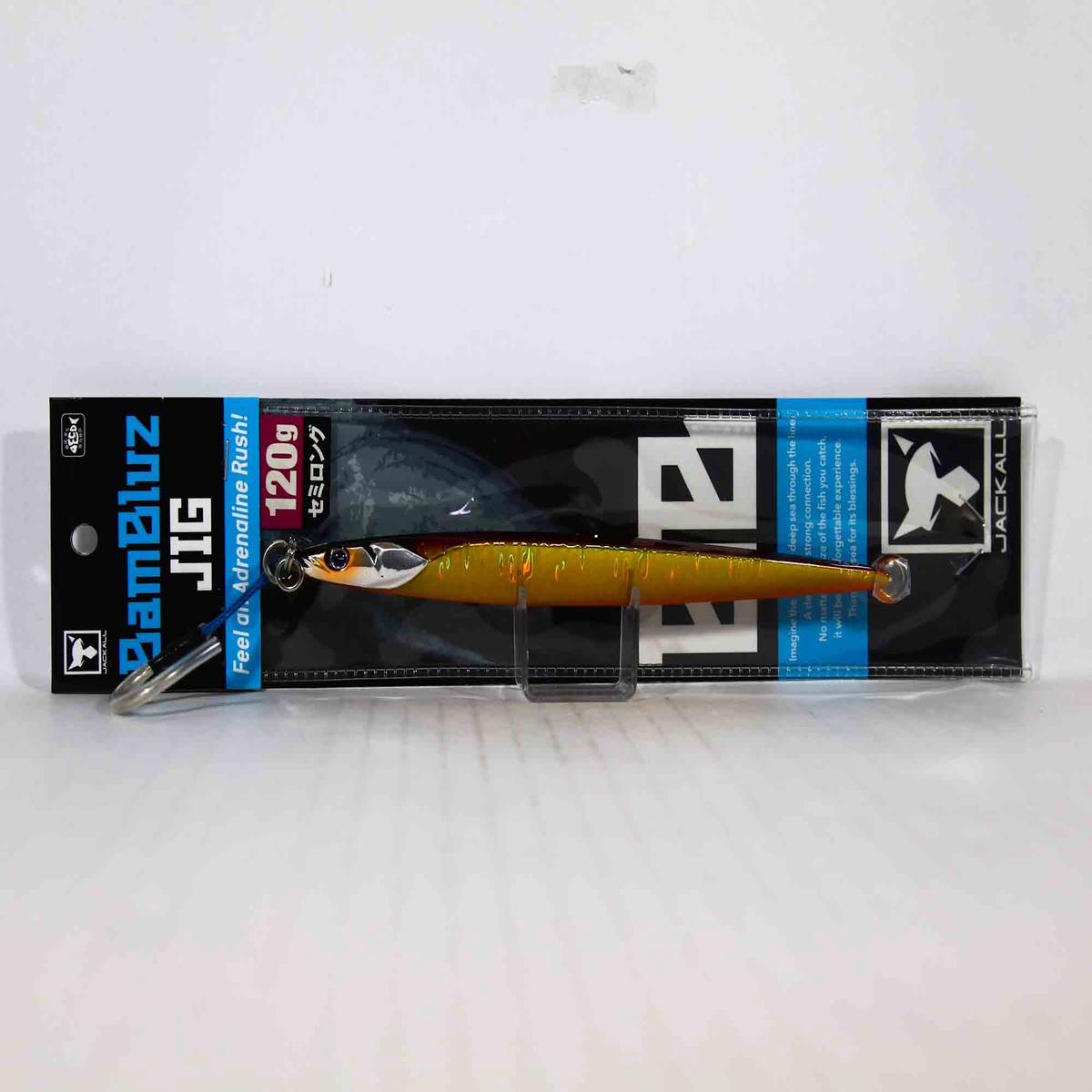 Jackall Metal Jig Bambluz Semi Long 120 grams Red Gold (3535)