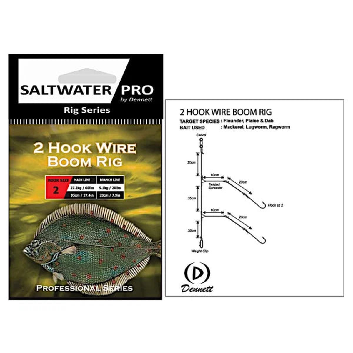 SureCatch Pro Series 2 Hook Wire Boom Rig