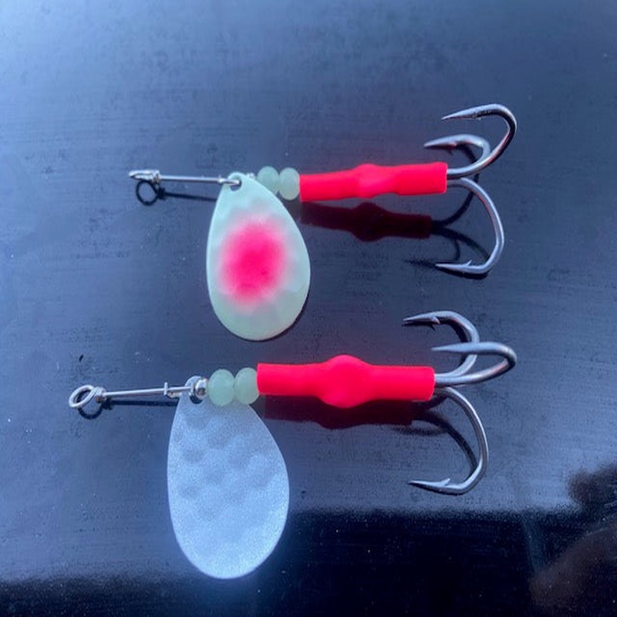 #3.5 Colorado "Glow Pink" Salmon Spinner (Single spinner)