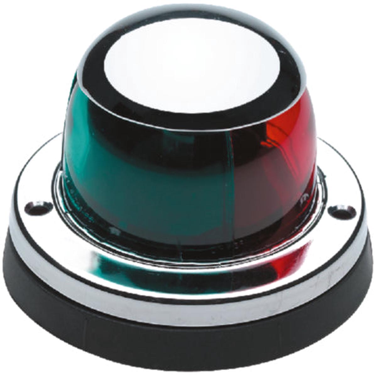 SeaChoice Bow Light Marine Navigation, Horizontal Mount, Stainless Steel, Bi-Color, for Boats Under 39 Feet.