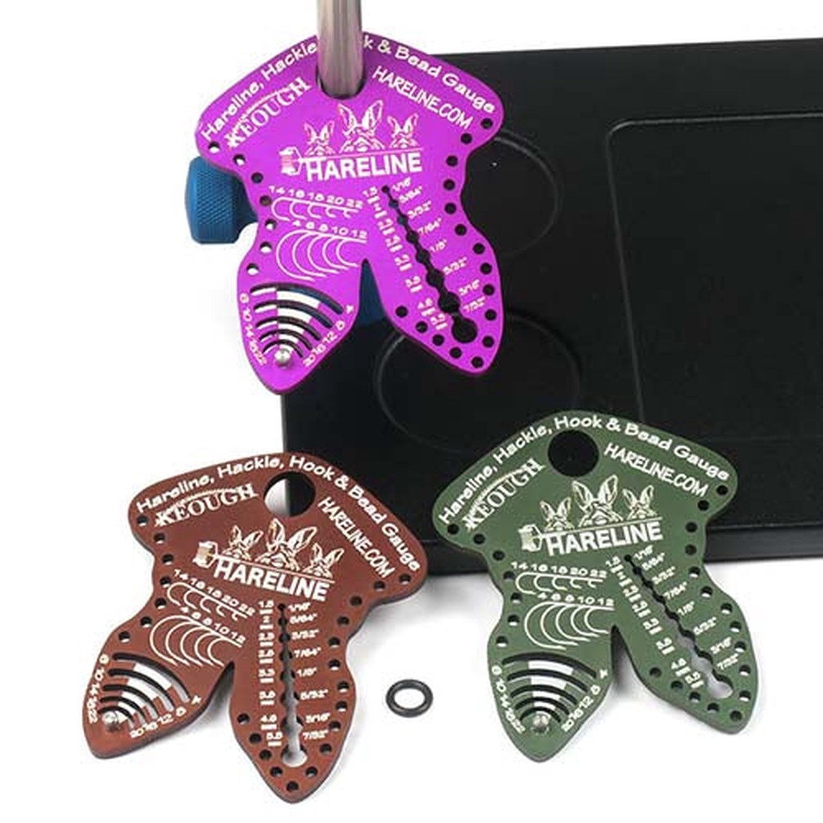 Hackle, Hook and Bead Gauge--Hareline