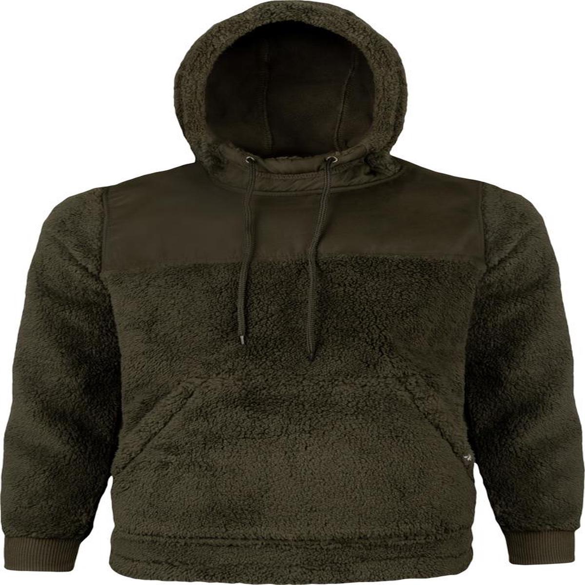 Jack Pyke Sherpa Fleece Hoodie Gen 2 Dark Olive