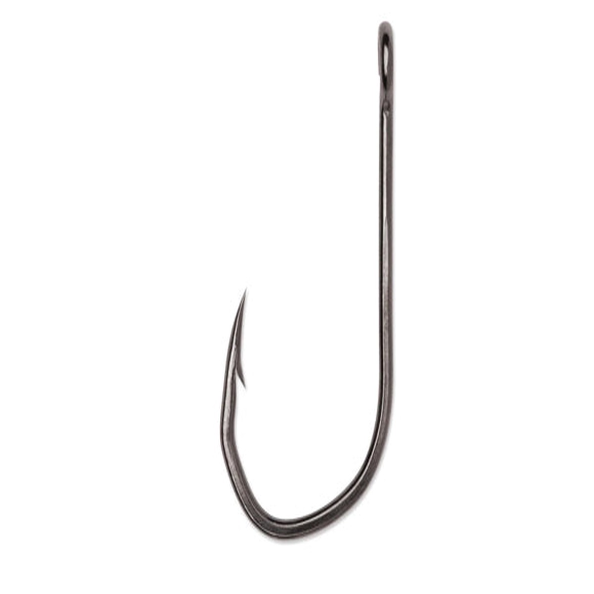 VMC 7174BN#2PP TechSet Siwash Hooks Open Eye Needle Point 1X Black
