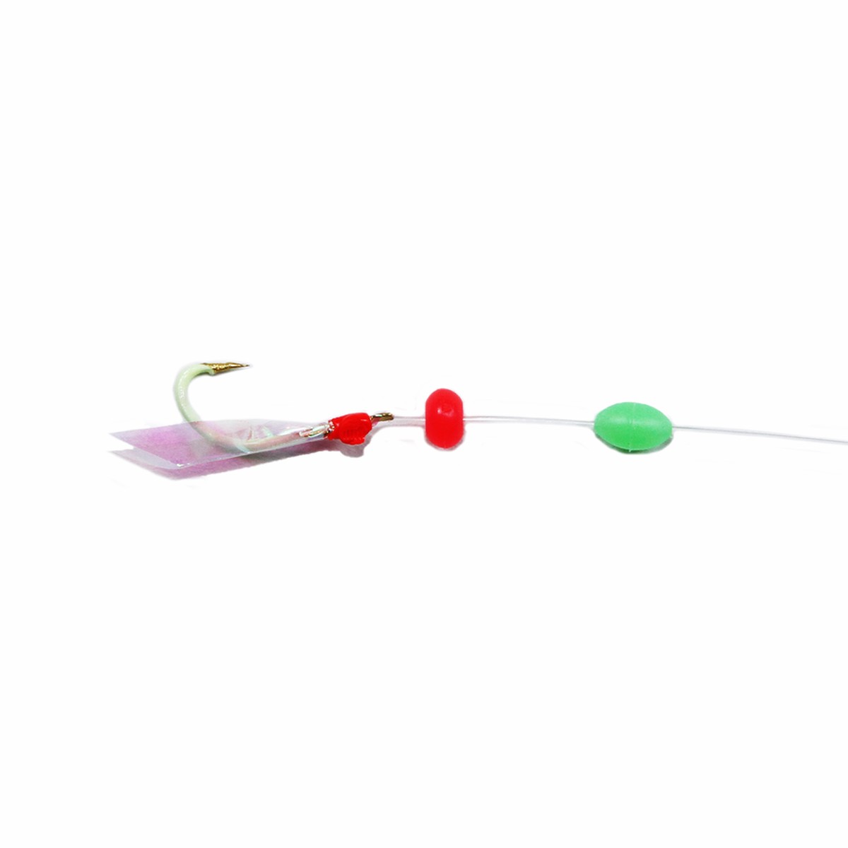 Ahi USA Glow Hook Rainbow Skin Sabiki