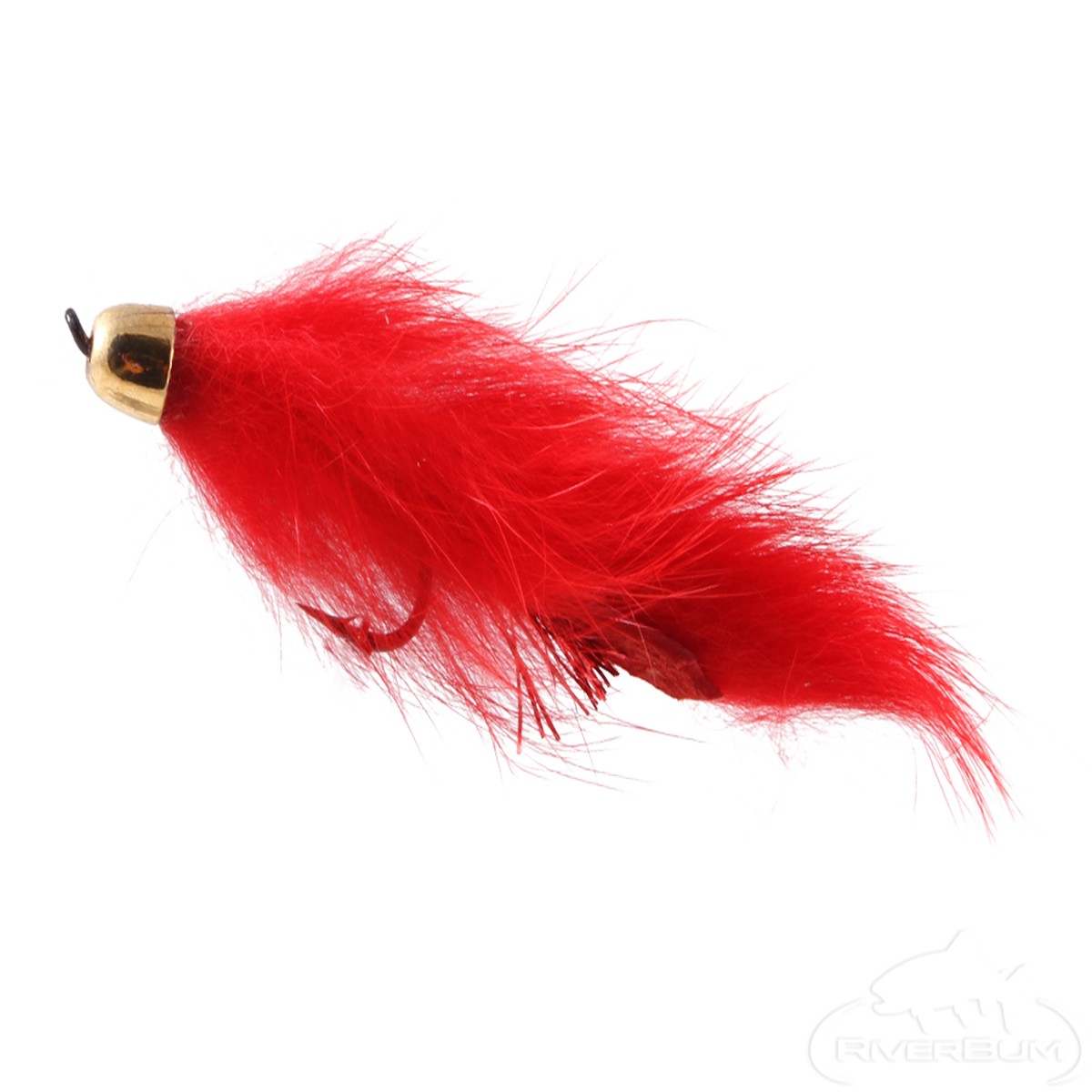 Bunny Leech Red Cone Head Salmon Hook