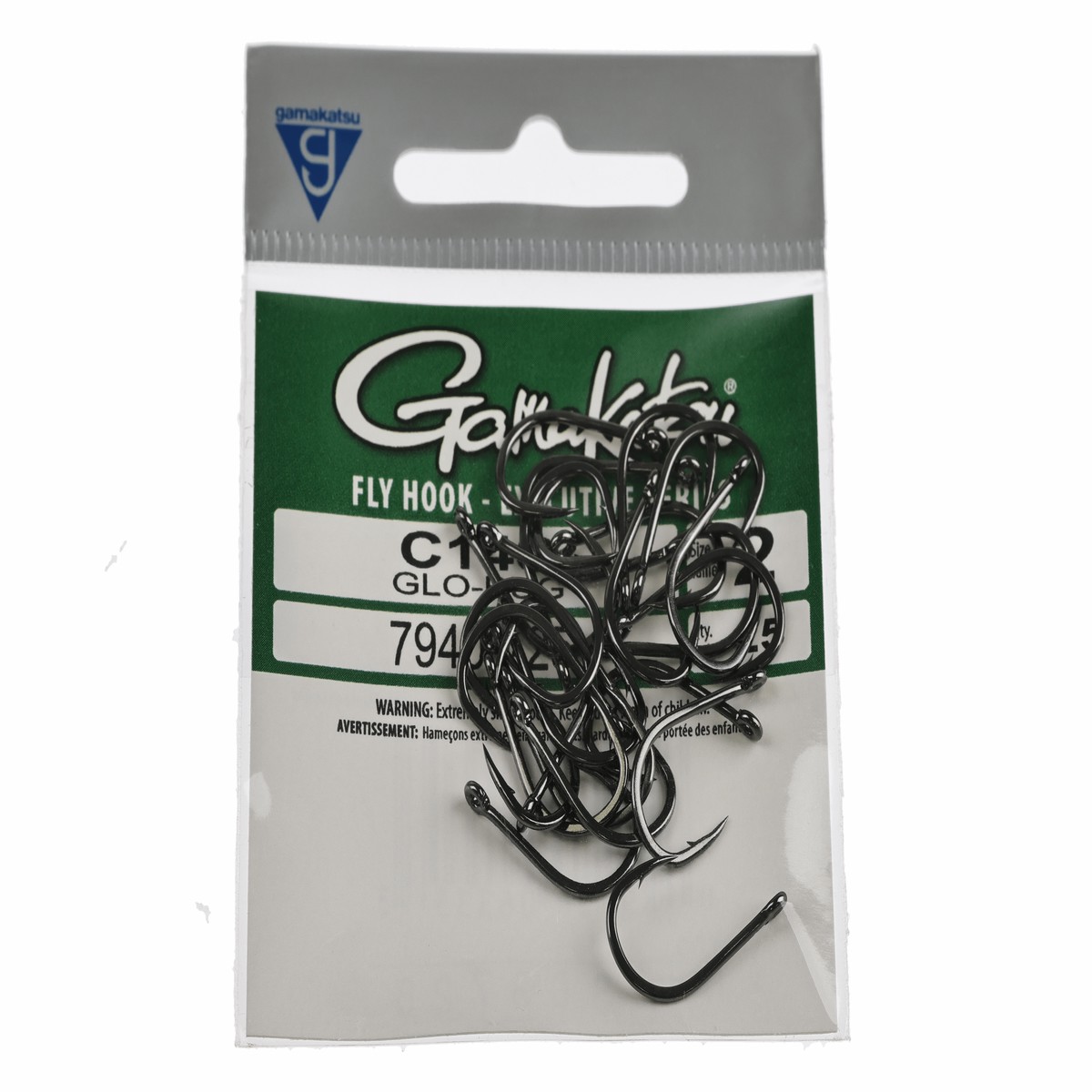 Gamakatsu C14S Glo-Bug Hooks