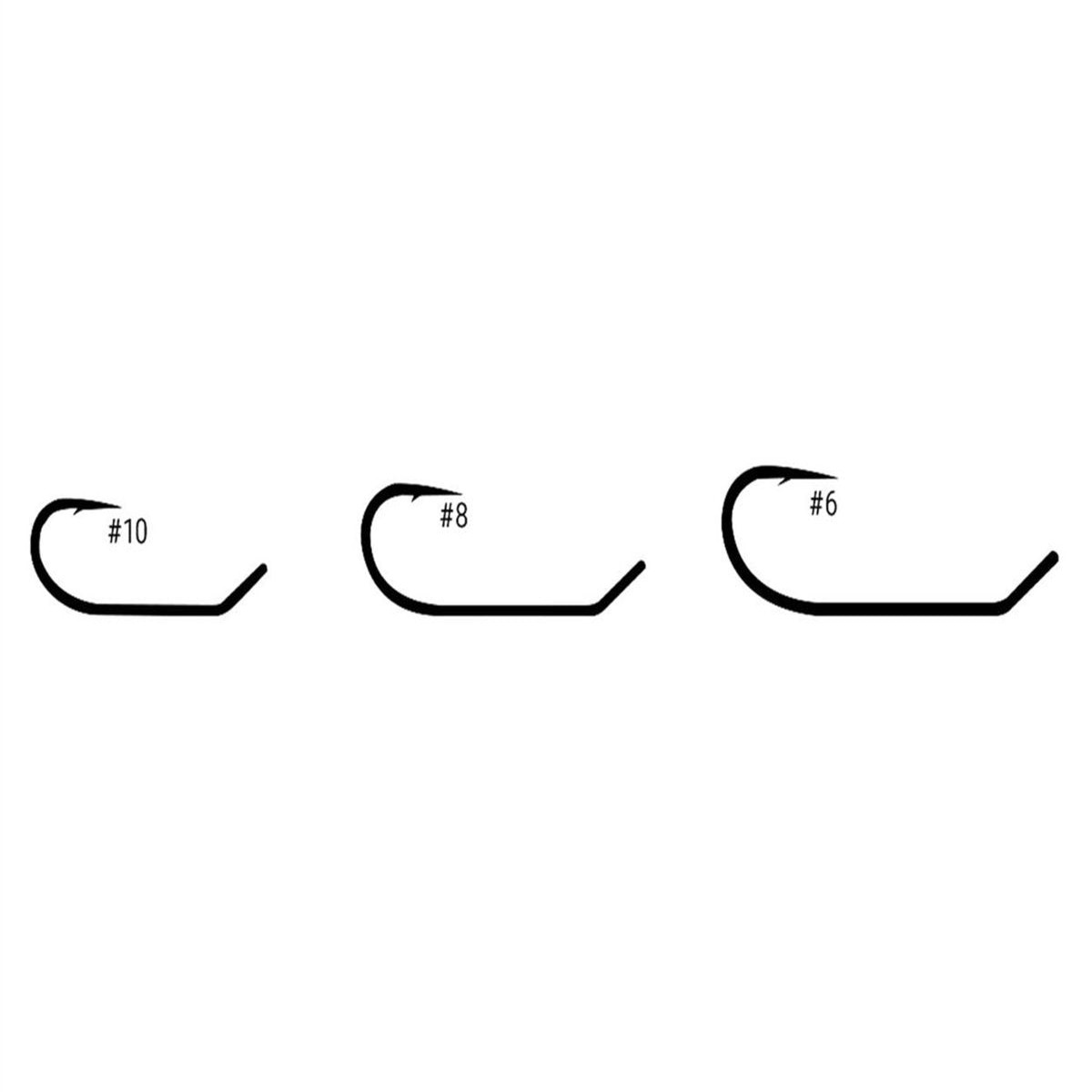 TMC 708 Keel Streamer Hook - 100 Pack