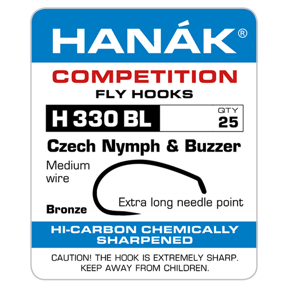 Hanak H 330 BL Czech Nymph & Buzzer Hook