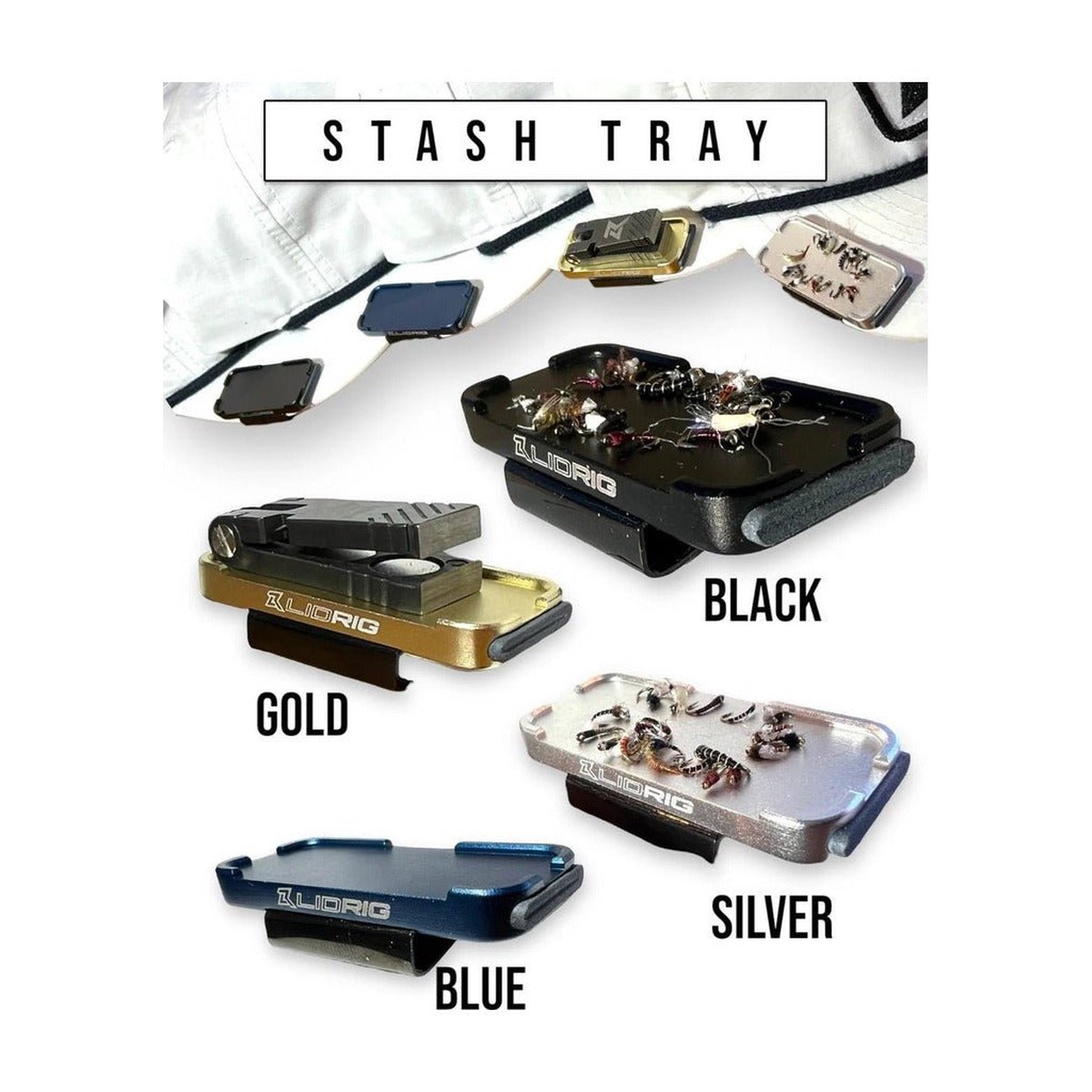 Lid Rig - Stash Tray - Silver