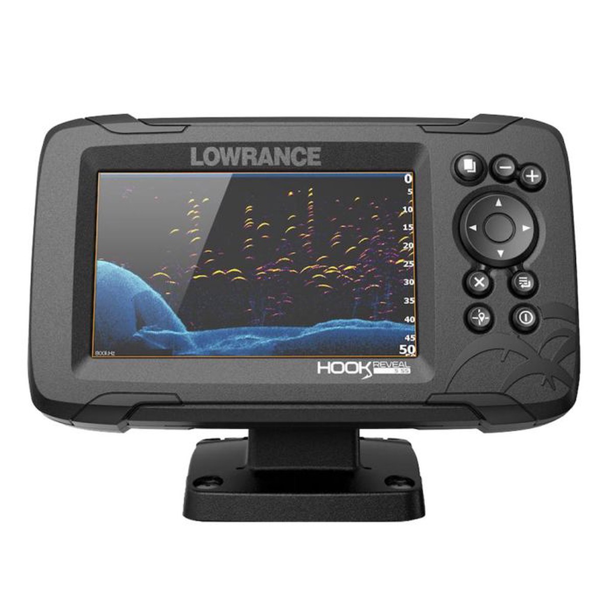 Lowrance HOOK Reveal 5 Combo w/50/200kHz HDI Transom Mount & C-MAP Contour+ Card