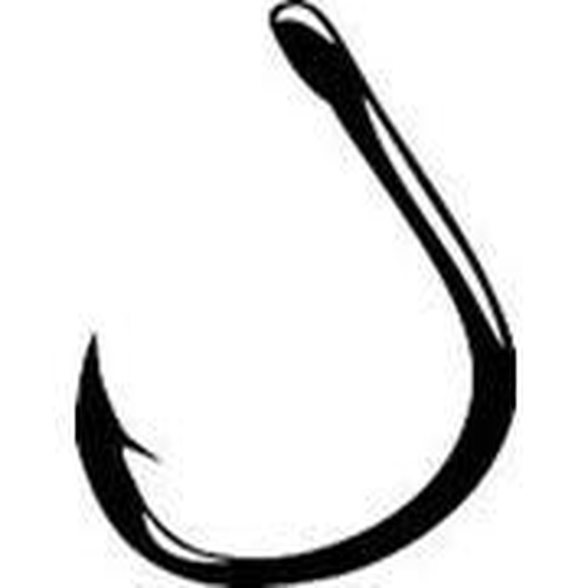 Live Bait Hook Size 6 Needle Point Ringed Eye Ns Black 8PKck
